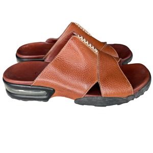 Cole Haan Country Womens Slide Sandals Slip-On Round Toe Leather Brown Size‎ 9B